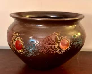 Joel Queen Cherokee Artist Bowl