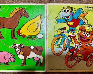Vintage Playskool Puzzles
