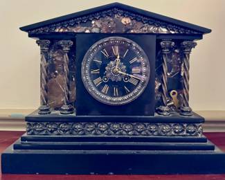 Mitchell Vance & Co. Marble Mantle Clock