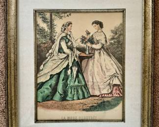 "La Mode Illustree" Framed Print