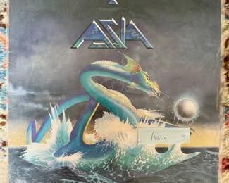 Autographed Asia Record Album
