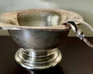 Sterling Silver Bowl with Ladle