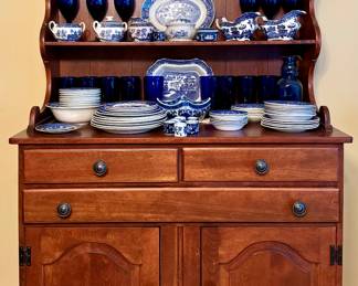 Small Cherry Hutch with Storage