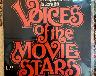 Autographed Voices of the Movie Stars Record Album