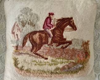 (2) Needlepoint Pillows