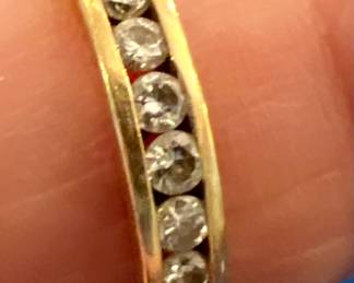 14K Ring with Diamonds