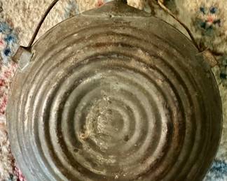 Antique Civil War Bullseye Canteen