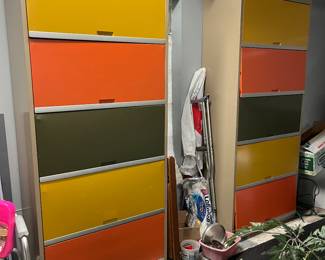 MCM metal Tab file cabinets!