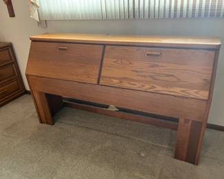 matching headboard with storage