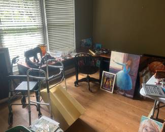 Lots of artwork, some good condition medical devices