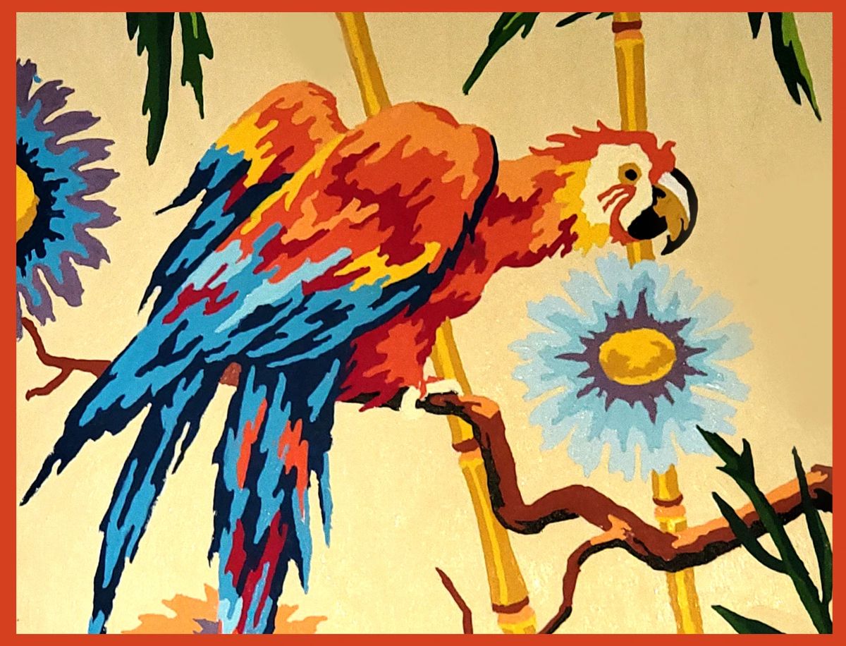 Vintage Old Florida Style Paint by Number