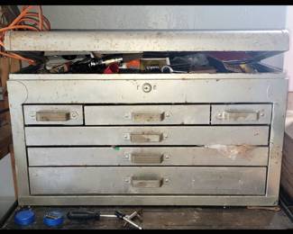 Heavy Duty Tool Chest; There are Many Tools