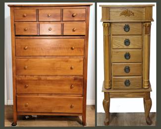 Nice Chest of Drawers and Jewelry Chest