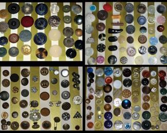Button Collection including WWI Military Buttons; there are more!