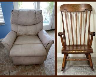 Comfy Recliner and Rocker