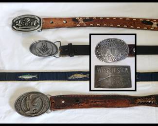 Some Nice Belts and Belt Buckles 