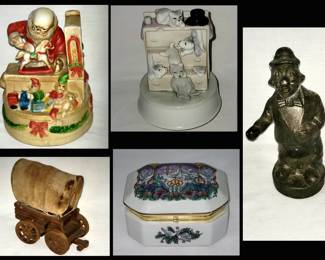 Music Boxes and Clown Bank