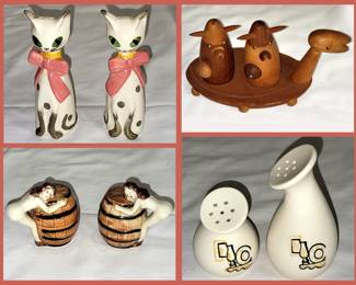 Way Cute Vintage Salt and Pepper Shakers: There are MANY MORE!
