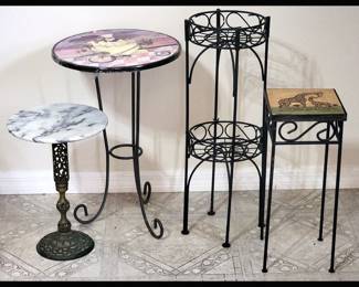 4 Little Tables/Plant Stands