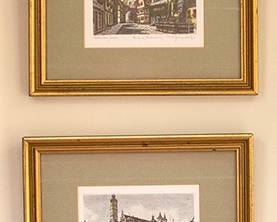 971 Set of 4 Ernest Geissedorfer 9.5 x11 Etchings 95.00