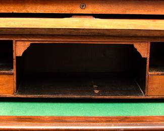 886b Cylinder Roll Top Desk Detail