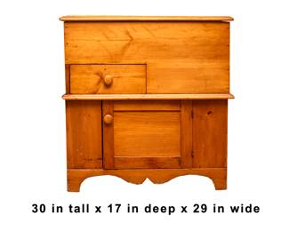 871 Pennsylvania Dutch Lift Top Commode, Dry Sink 175.00