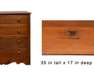 956 Four Drawer Chest 125.00