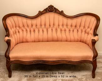 953 Victorian Love Seat 75.00