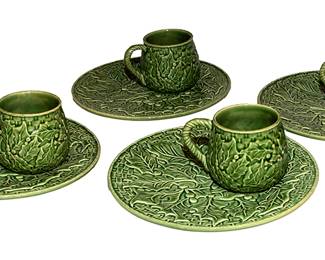 896 Majolica Bordallo Snack Set 30.00