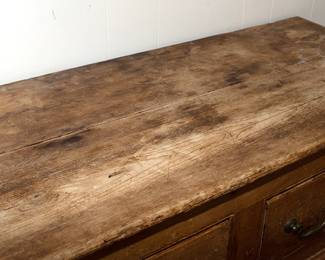 857d Primitive Sideboard Detail