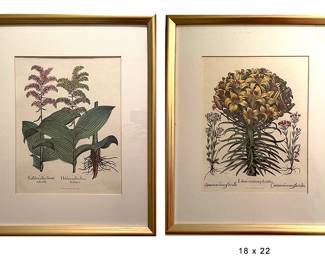 978 Pair Florals 40.00