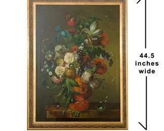 858 Floral Oil on Canvas 350.00