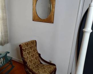 Eagle Rocker with Mirror and Cherub