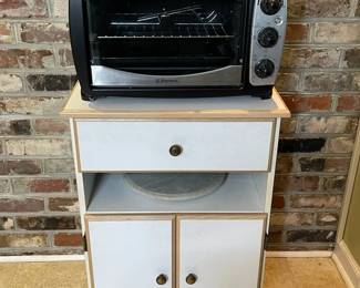 Kitchen Cabinet, Toaster Oven, Lazy Susan