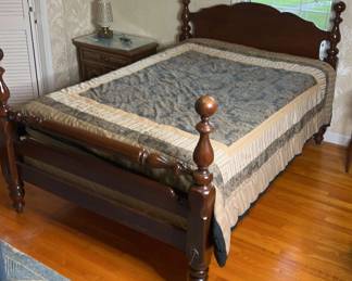 Bed Frame and Bedding
