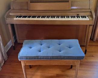 Baldwin Piano and Bench Chair