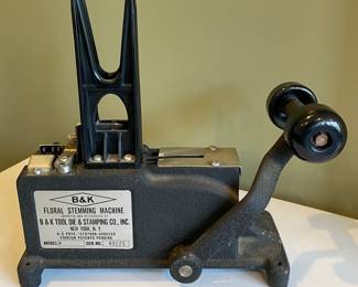 Floral Stemming Machine B&K Tool Die Stamping Co. Inc. 