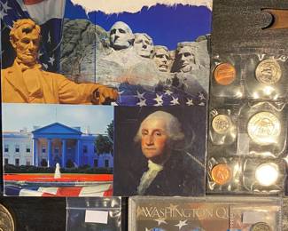 Presidential Dollar Coins, Colored Washington Quarters