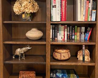 Nice Books & Native Woven Basket / Baskets 