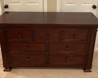 60” long ; 21” deep ; 34” tall LIKE NEW CONTEMPORARY DRESSER 