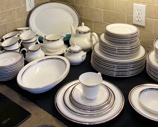 Royal Doulton Sarabande Fine China • Complete Service for Twelve • 92 pieces total 