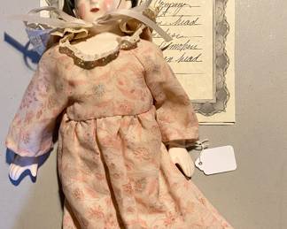Antique Porcelain Doll 