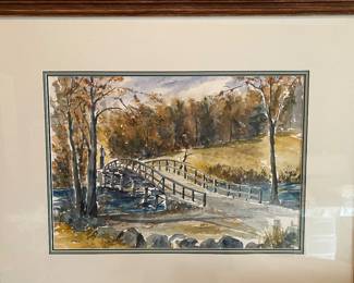 Margaret D’Camp Signed Watercolor 28”x34”