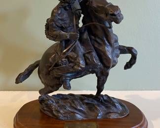 “Roundin’ The Bend” Pony Express Rider by Alexa Laver 