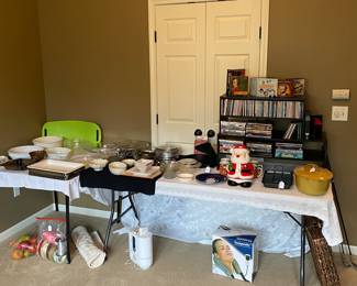 CD’s, More Kitchen Overflow Items! 