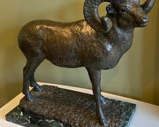 Michael Coleman • Bighorn Ram Sheep {Height 19&3/8”, W9”, L17”}