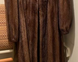 Long Mink Fur Coat in Wonderful Condition 