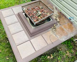 Outdoor Firepit table