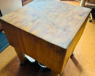 Antique Butcher Block