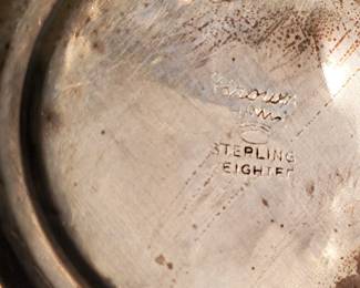 Sterling candle holders